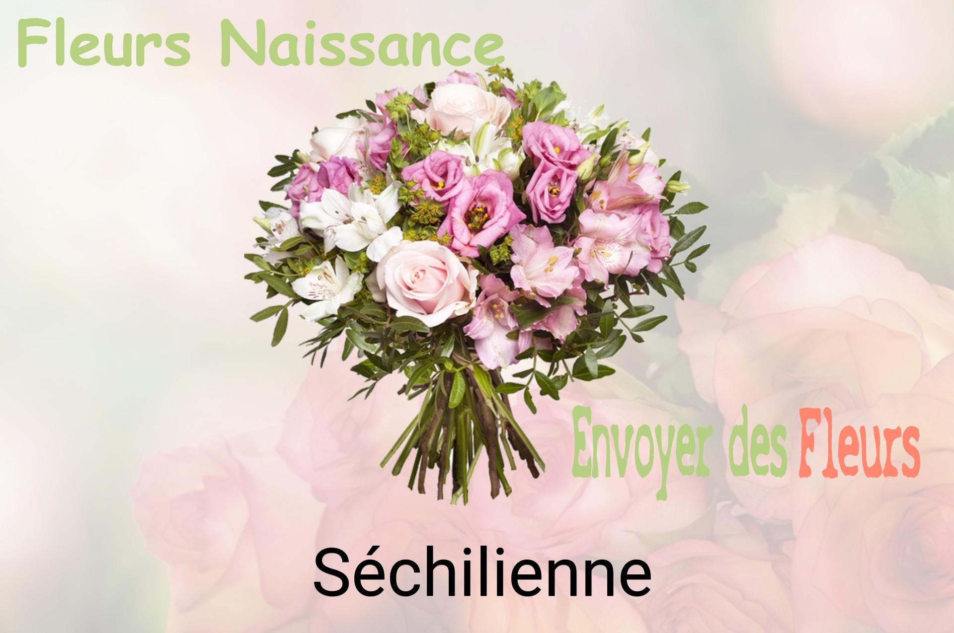 Bouquet de fleurs de naissance livré à Séchilienne